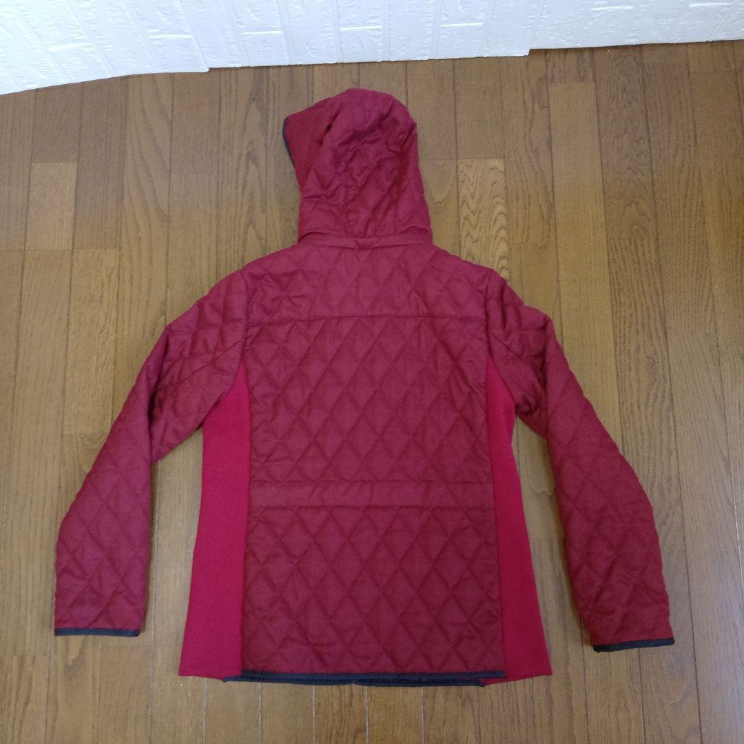 PICONE ピッコーネ赤 キルティング フード付きジャケット サイズL