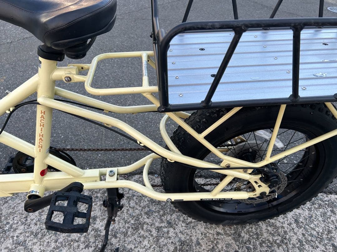 HACHI HACHI 外装8段変速 フレームクロモリ 前後ディスクブレーキ