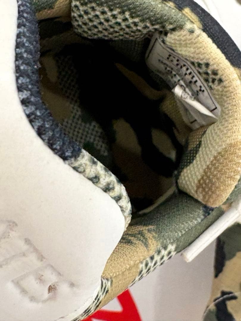 【美品】派手そうで質素パーリーゲイツゴルフシューズ 24 ロゴ 迷彩 レディース