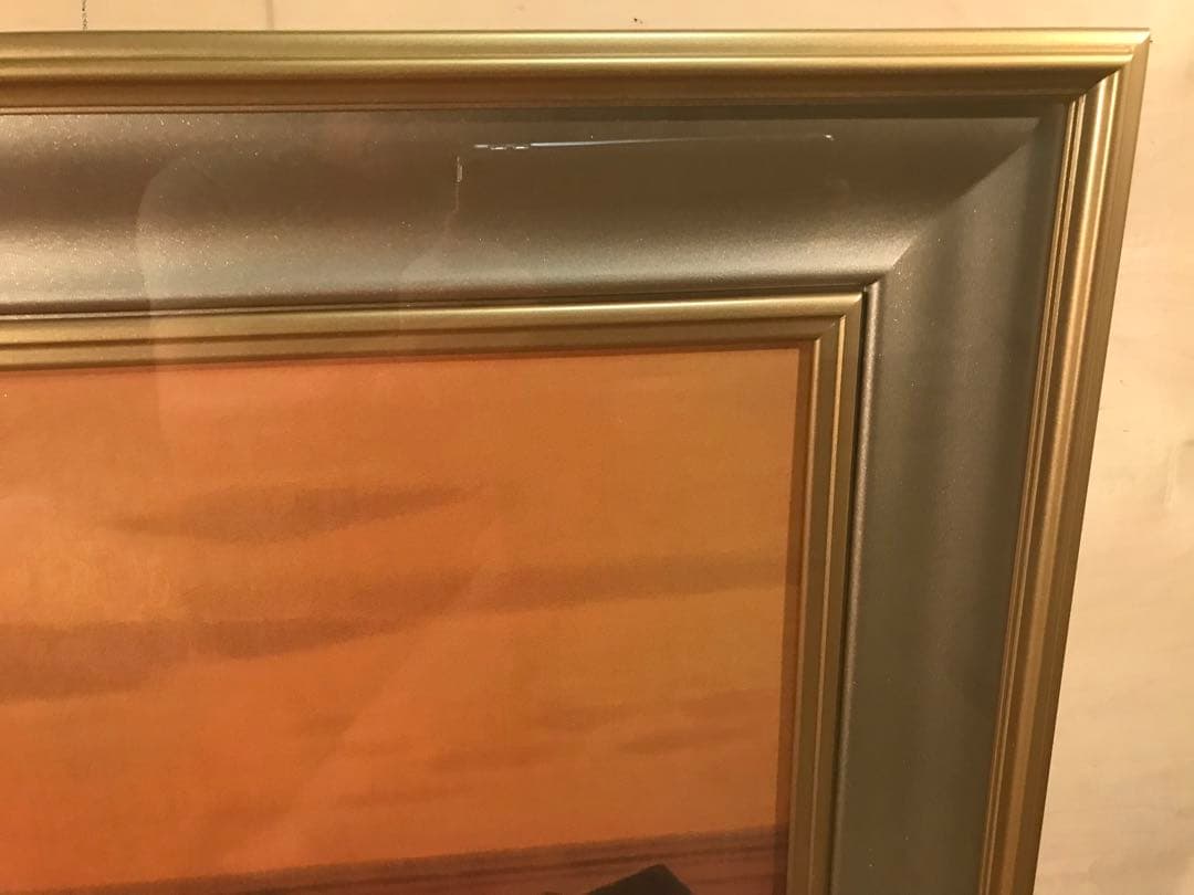 平山郁夫「流砂浄土変」岩絵具方式複製画　作品証明シール・解説書・作品説明チラシ有