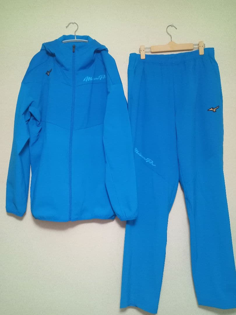 MizunoProミズノプロテックシールドフーディセットアップXOピースブルー