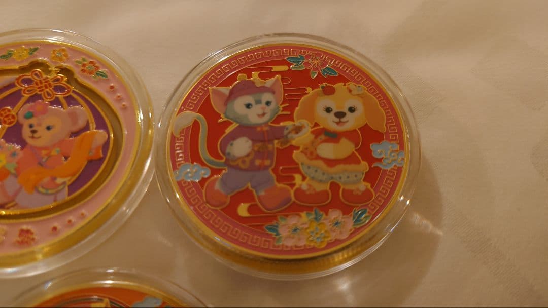 香港ディズニーメダル　2026春節ver. 3枚セット