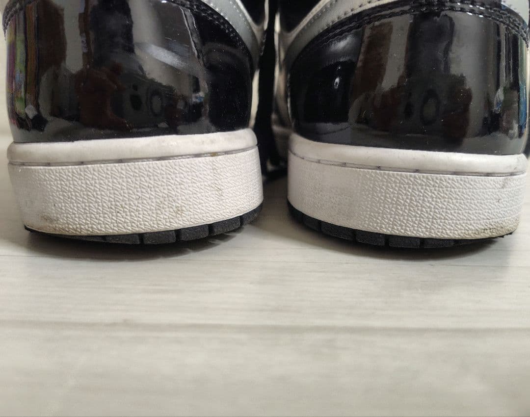 エアジョーダン1 MID SE 27.5cm パテント メンズスニーカー 箱有