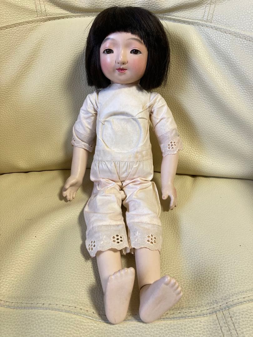 自由人形　市松人形38センチ