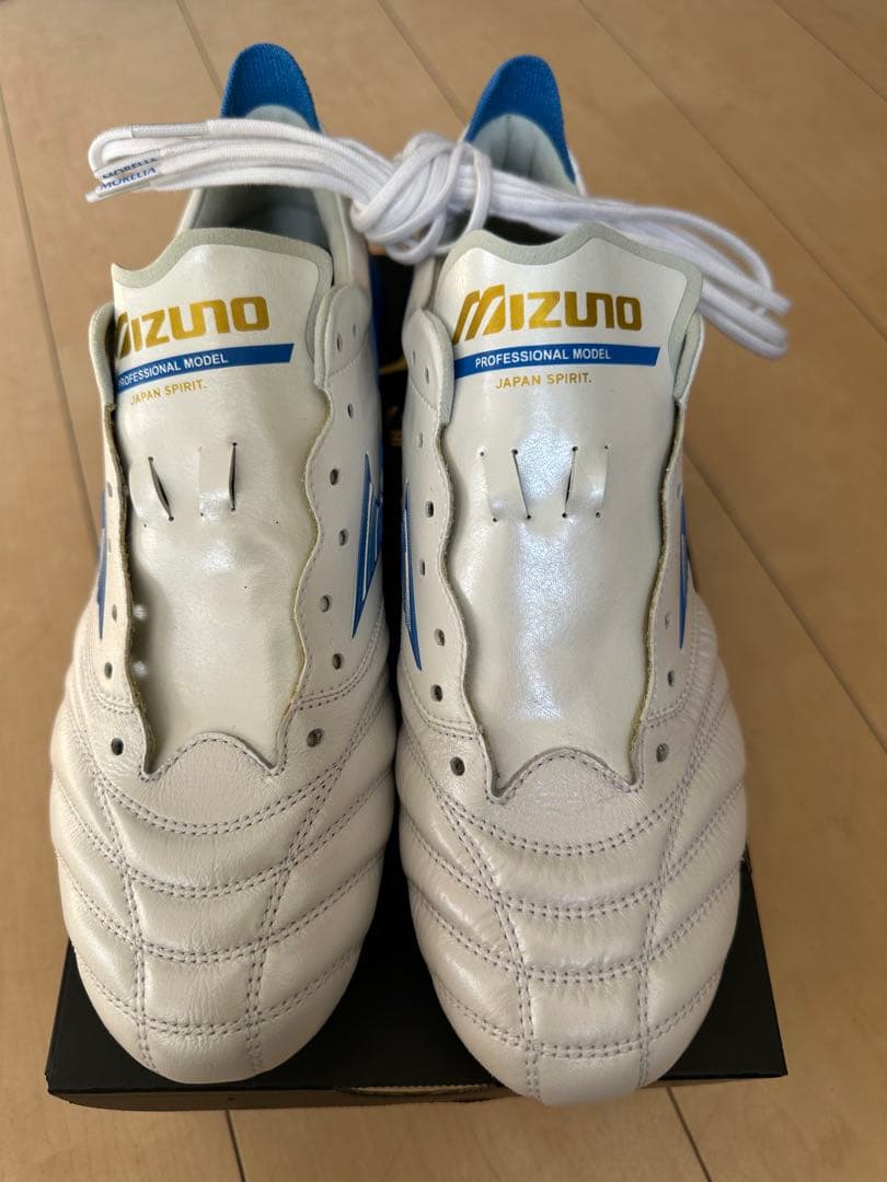 【新品】　サッカー　スパイク　モレリア4 26.0cm ホワイト　ブルー　ミズノ