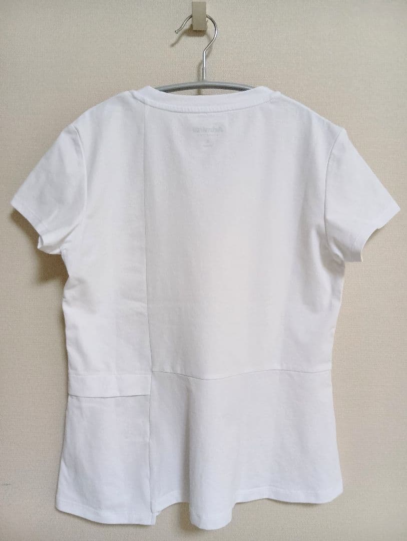 【匿名配送】AdmiralアドミラルアシンメトリーヘムスイッチTEEホワイト　S