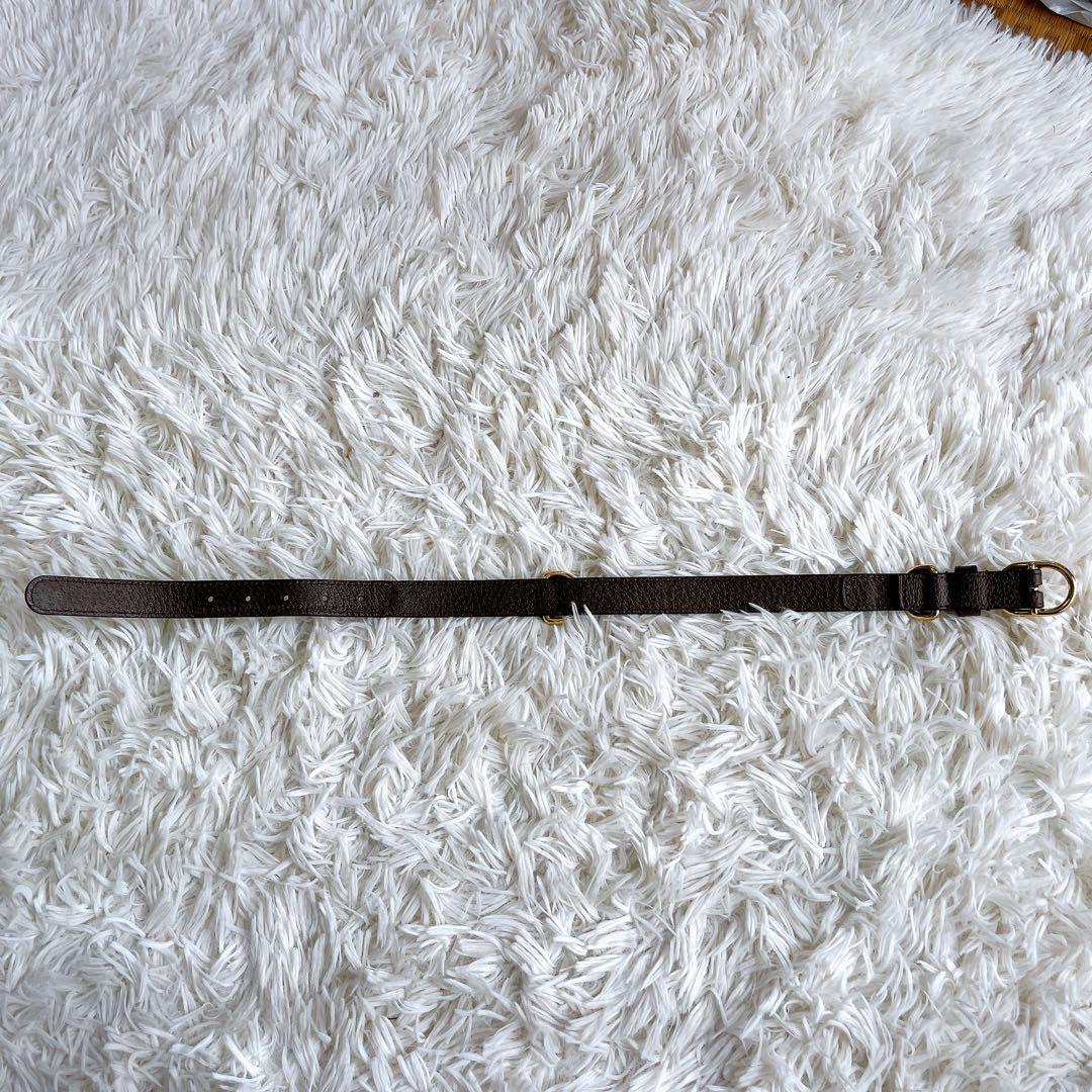 極美品✨GUCCI 犬用首輪　GG柄　インターロッキング　リード わんちゃん