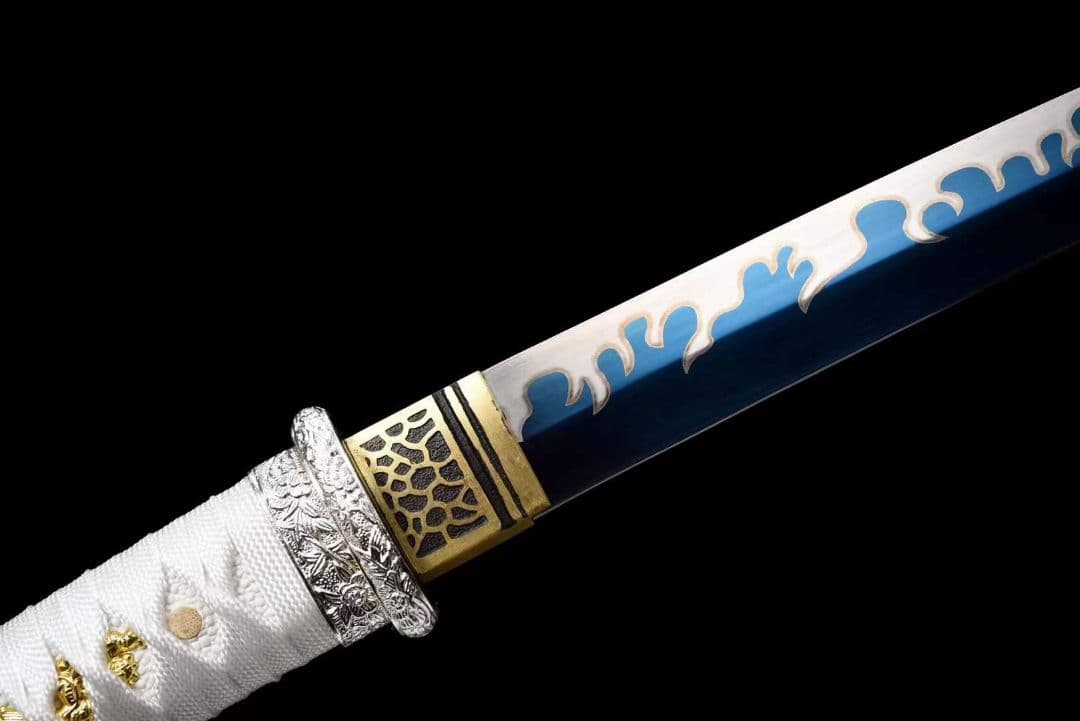 【シルバーウルフ肋骨差】武具　刀装具　日本刀　模造刀 居合刀  肋差   短刀