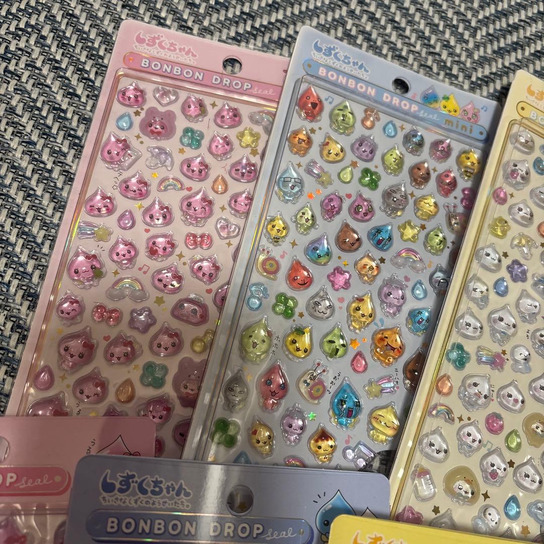 しずくちゃん ボンボンドロップシール 正規品