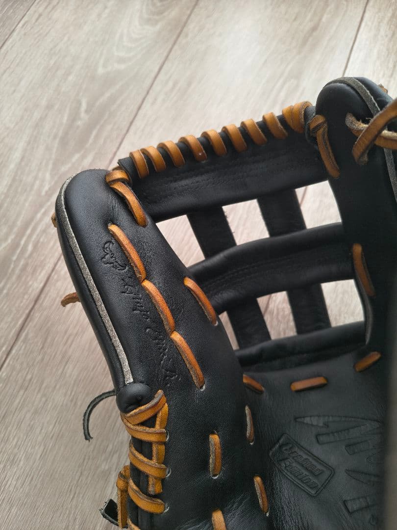 ミズノプロ　軟式　グローブ　黒