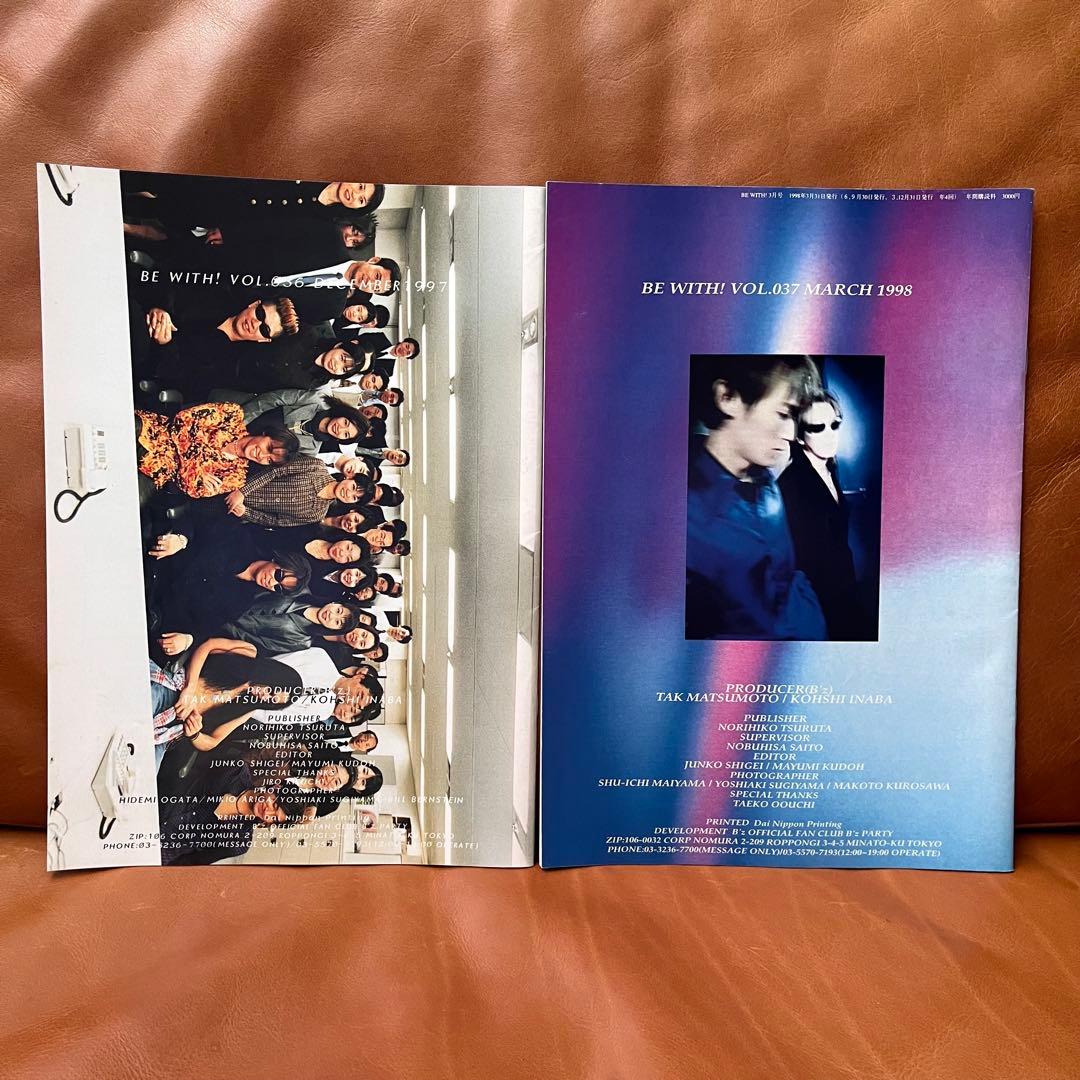 B'z Be+wiZ vol.030〜045【16冊】be with! 会報誌