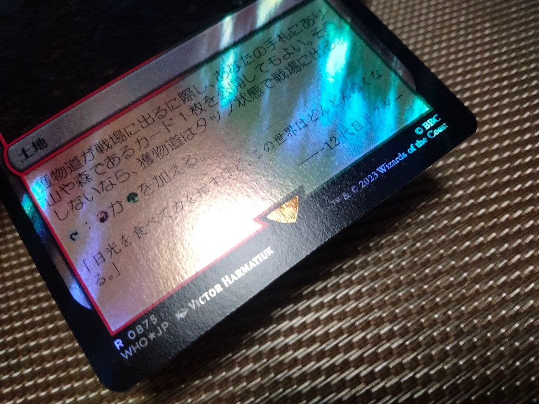 【ご確認用】ドクター・フー サージFOIL 獲物道 日本語 1枚