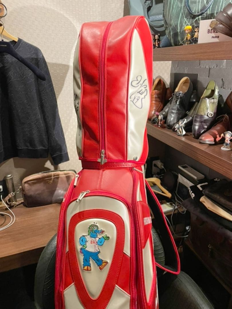 激レア　カープ　直筆サイン入り　ゴルフバッグ