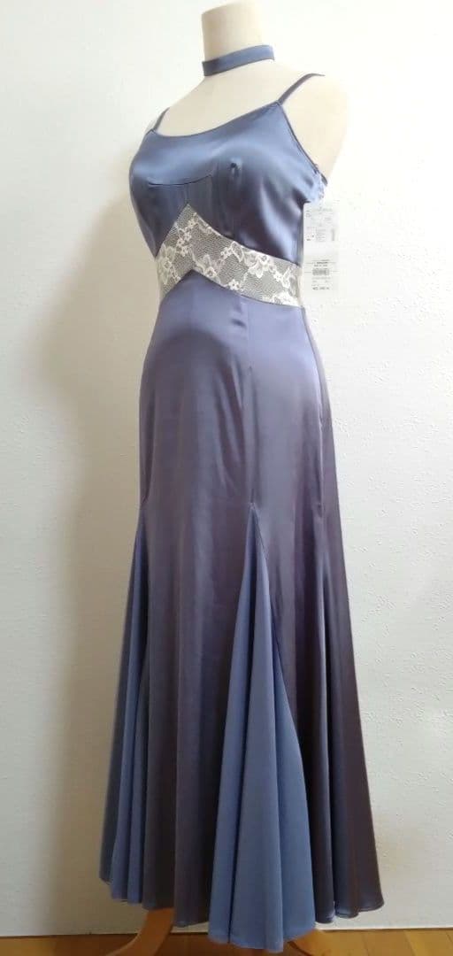 SALE☆チャコット ダンス衣装　ロングドレス シルバー L 定価90200円