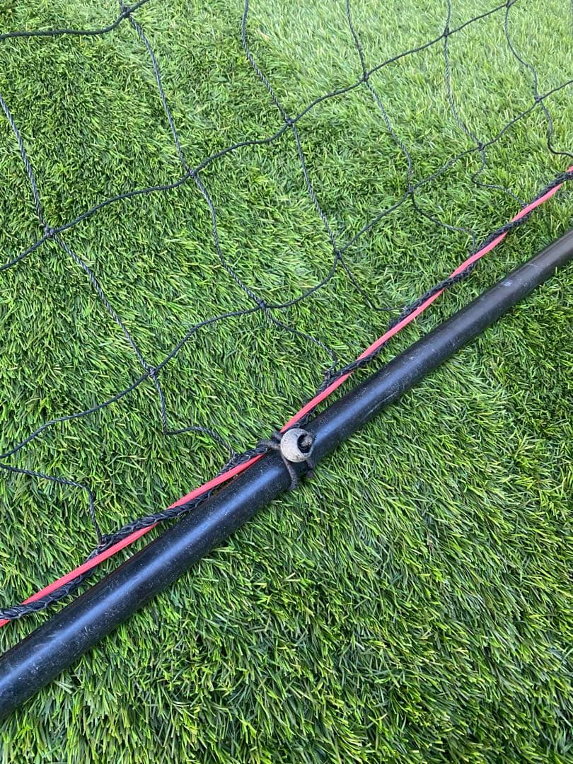 クイックプレイ サッカーゴール 4.9m×2.1m 2台セット 重り袋2個付き