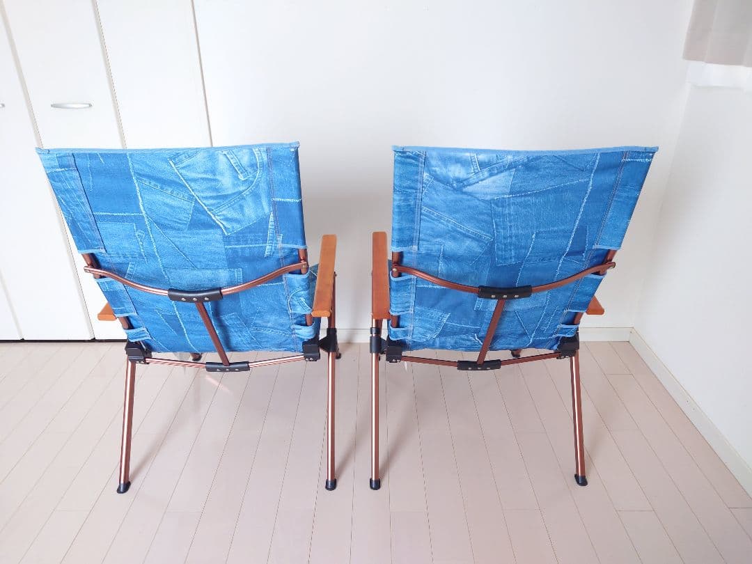 Coleman レイチェア インディゴレーベル デニム 2脚