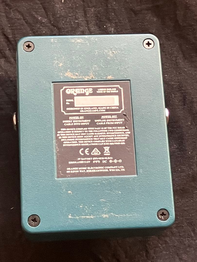 Orange fur coat octave fazz ファズ　本体のみ　可動品