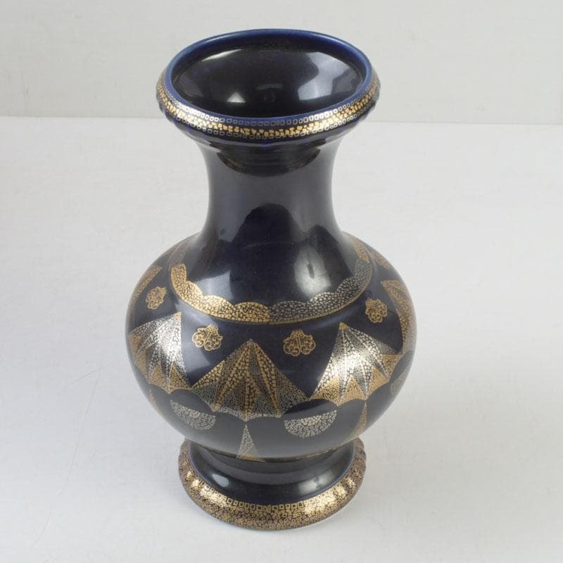 マモナコ公室御用達　ニュファクチュア・ド・モナコ　花瓶　時代箱付　V　9697