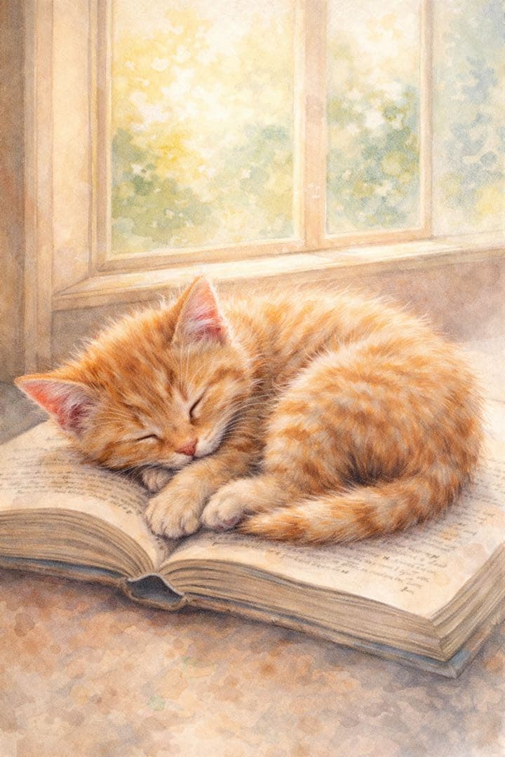 猫 デジタルアート　インテリアポスター　アートポスター