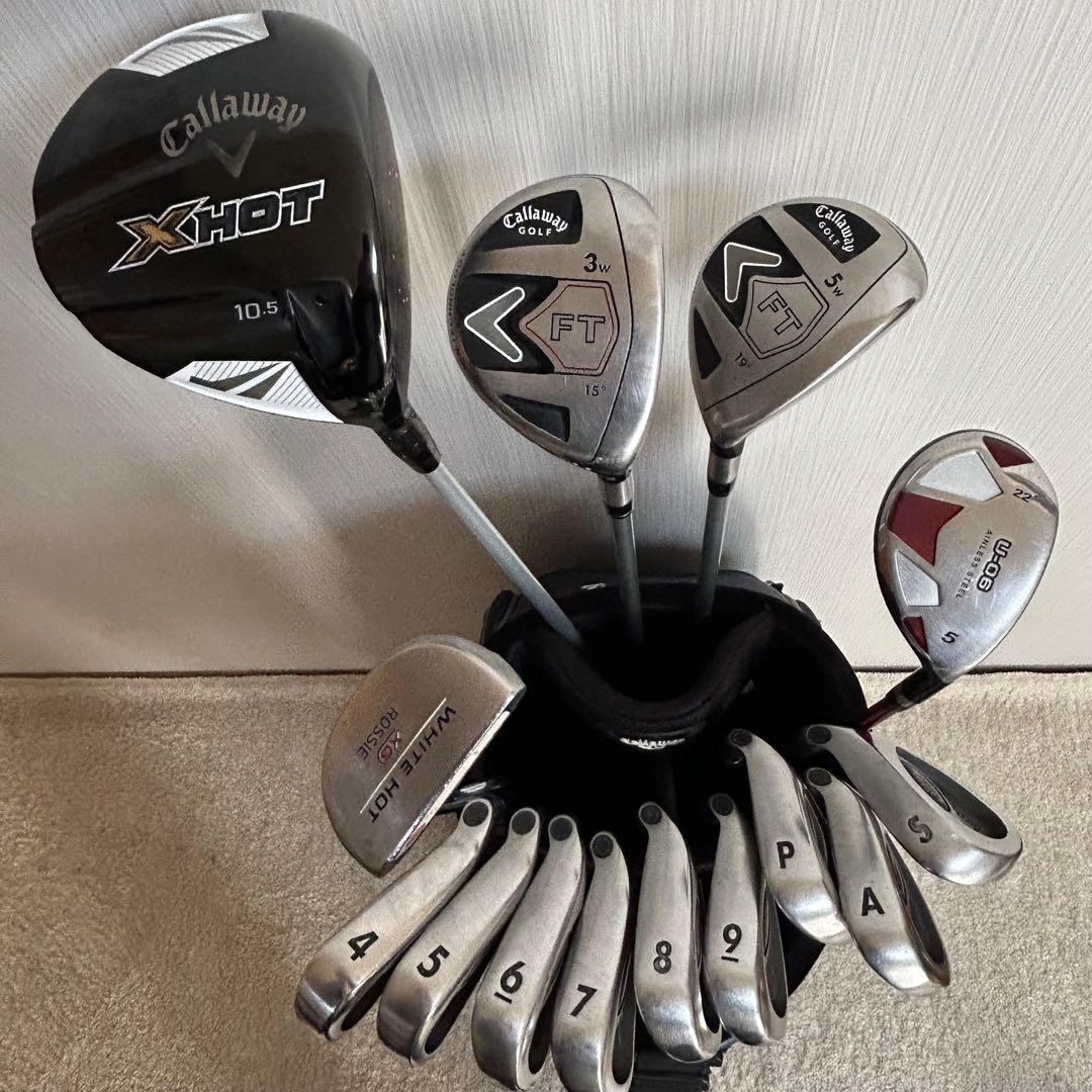 メンズ　キャロウェイ　豪華14本　ゴルフセット　フレックスR キャディバッグ付き