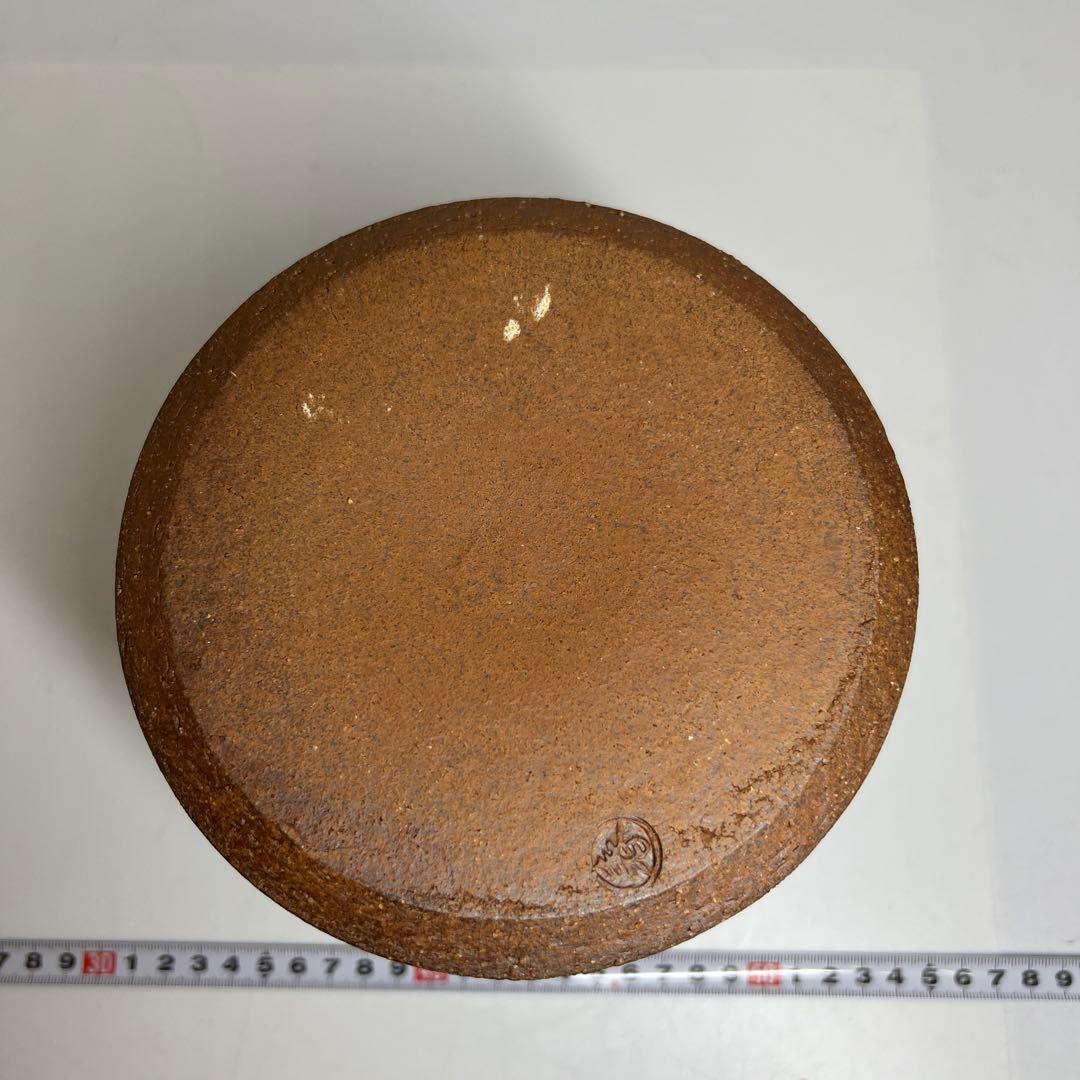 ☆茶3 加藤春永造　朝鮮唐津水指　共箱　東里7-1127②