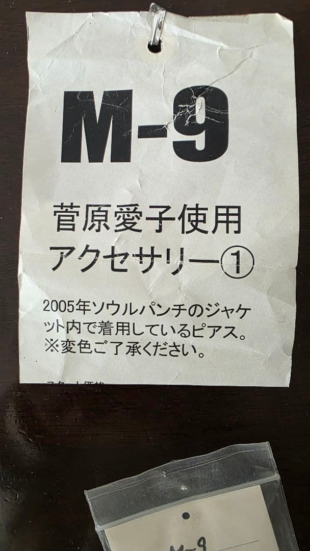 【値下げしました！】超貴重！CKB菅原愛子使用アクセサリー