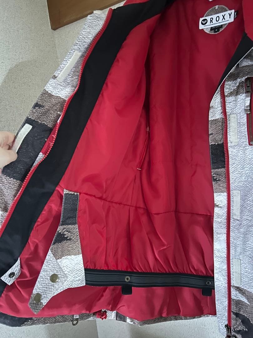 ロキシー　スノーボードウェアMホワイト系