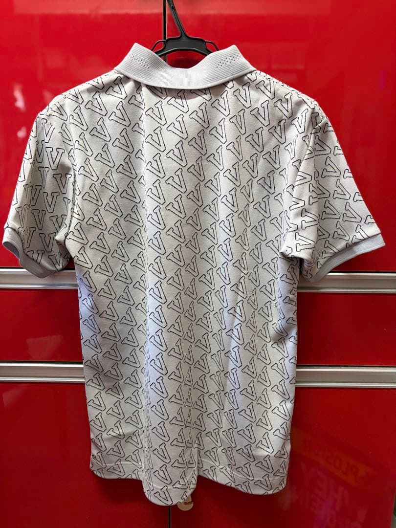 新品タグ付】V12 LUX ゴルフ ポロシャツ LX MV POLO ホワイト