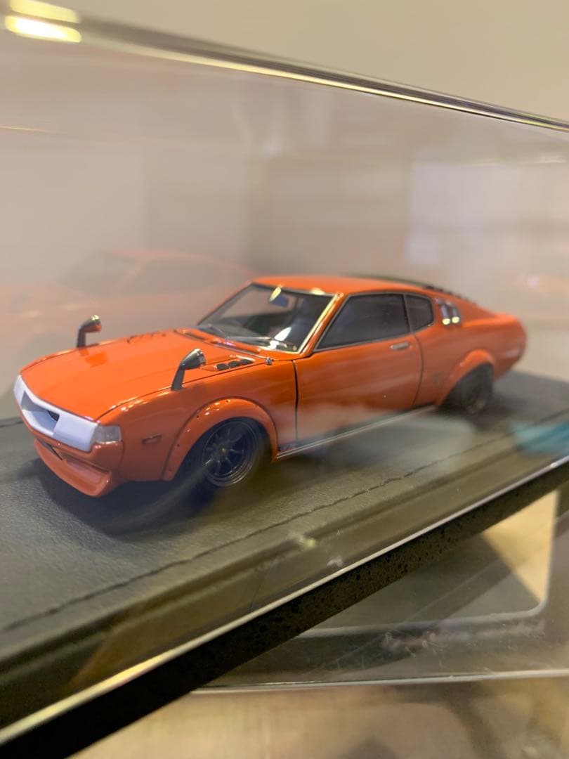 イグニッションモデル　1/43 セリカ　2000GT LB RA25 オレンジ
