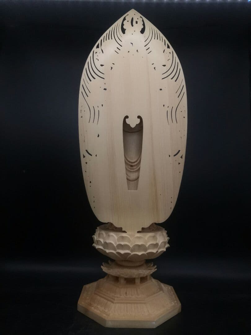 仏像 地蔵菩薩立像 地蔵尊 八角蓮華丸台座 木彫供養仏 仏教 福運・福徳