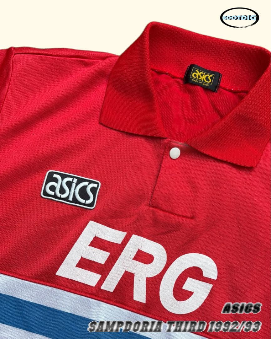 90s サンプドリア サードユニフォーム サッカー　ゲームシャツ