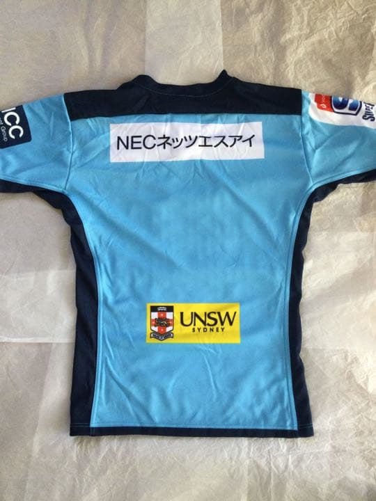 スーパーラグビー ワラターズ 選手支給用ジャージ M