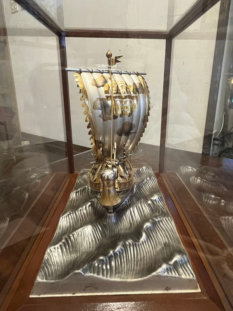 銀製　STARLING SILVER960 関工芸 宝船 SEKI