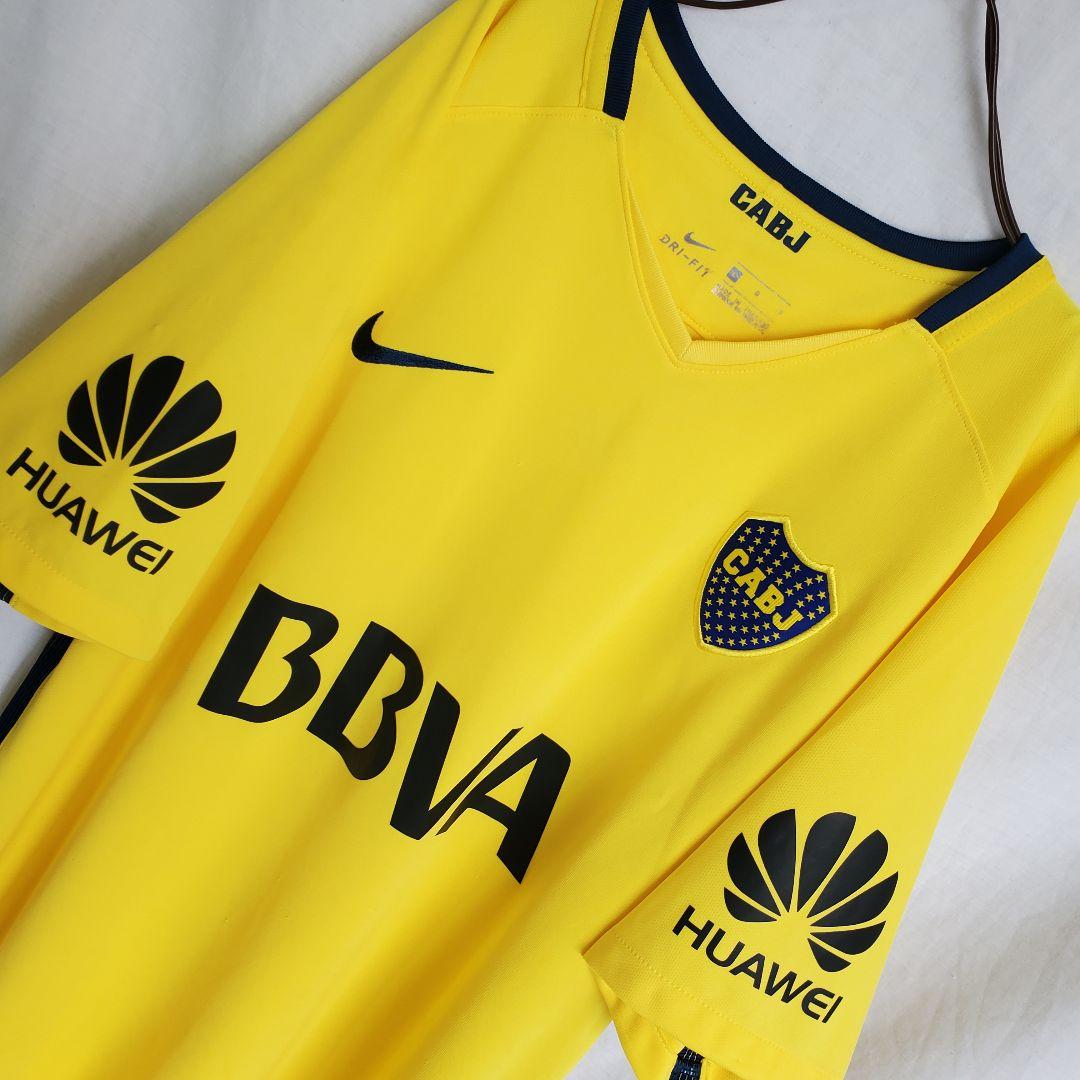 2017- 2018ナイキ ボカジュニアーズ ユニフォーム サッカー イエロー