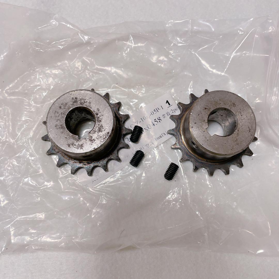 2個セット ISO/DIN 06B-1 ローラーチェーンスプロケット
