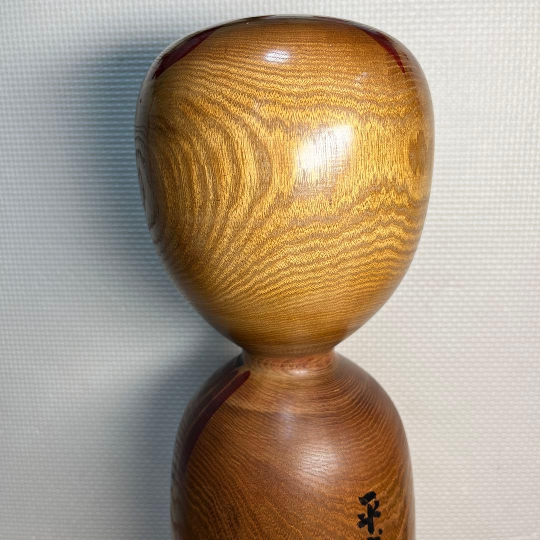 ⭕️現代名工　小椋久太郎　秋田　木地山こけし　槐材　1.4尺大型　伝統こけし
