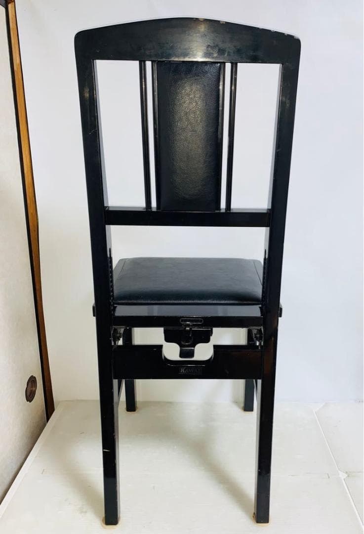 カワイ トムソン椅子 ピアノ 椅子 DX背付 高さ調節