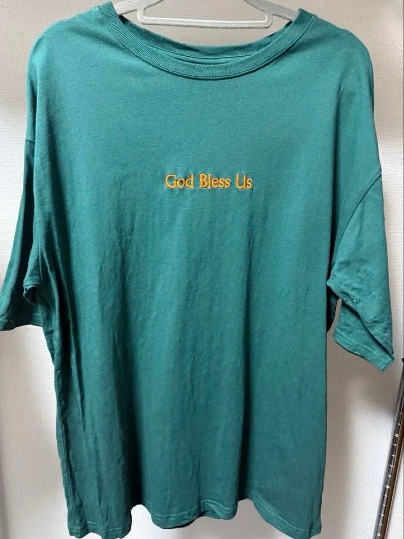 God Bless Us Tシャツ グリーンLサイズ