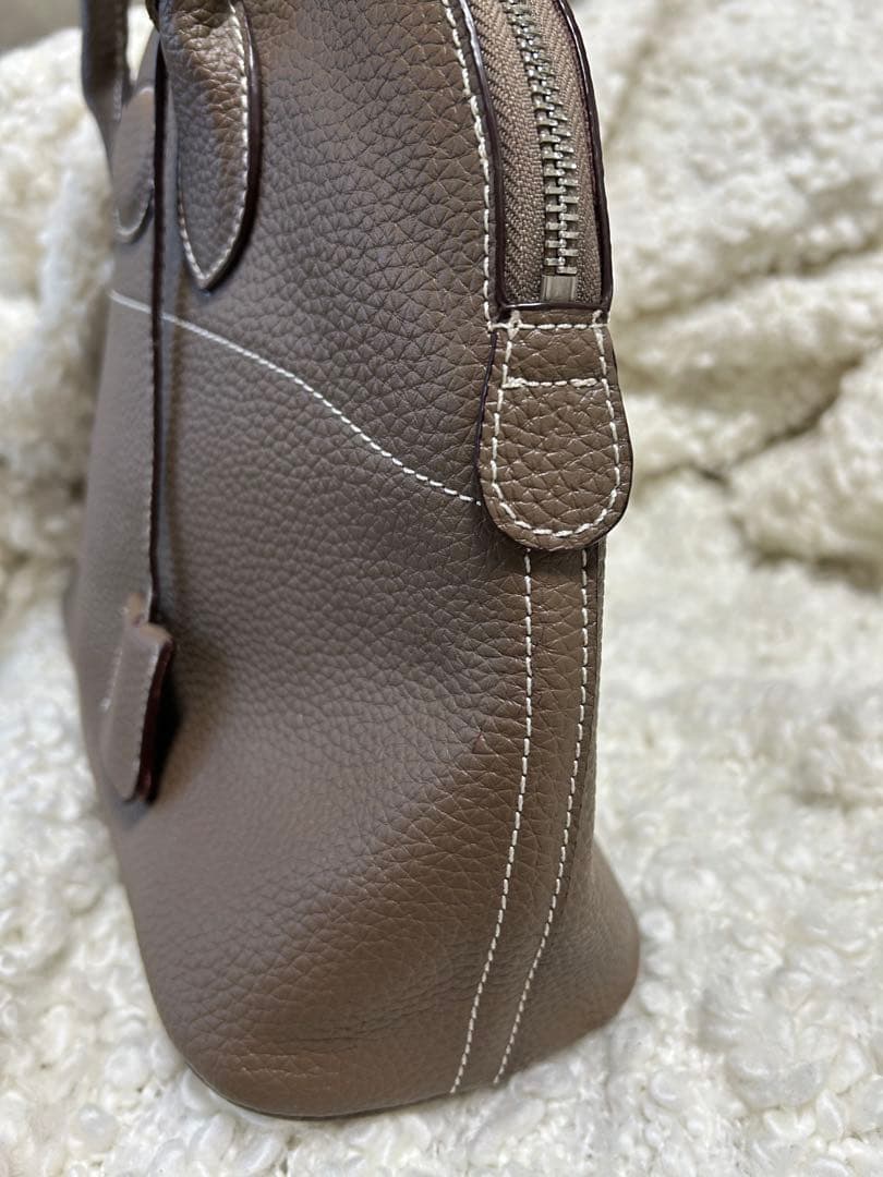 ワケアリ　本革　ノーブランド　エトープ　レディース　ハンドバック