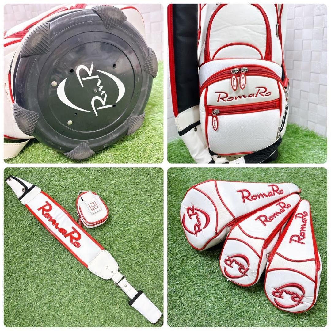 完売モデル RomaRo ロマロ キャディバッグ カートタイプ 3点式 希少
