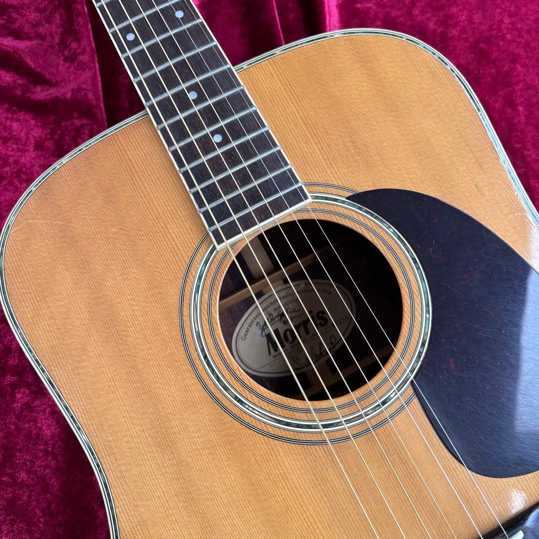 メンテ済 MORRIS W-30 70年代製 アコースティックギター モーリス