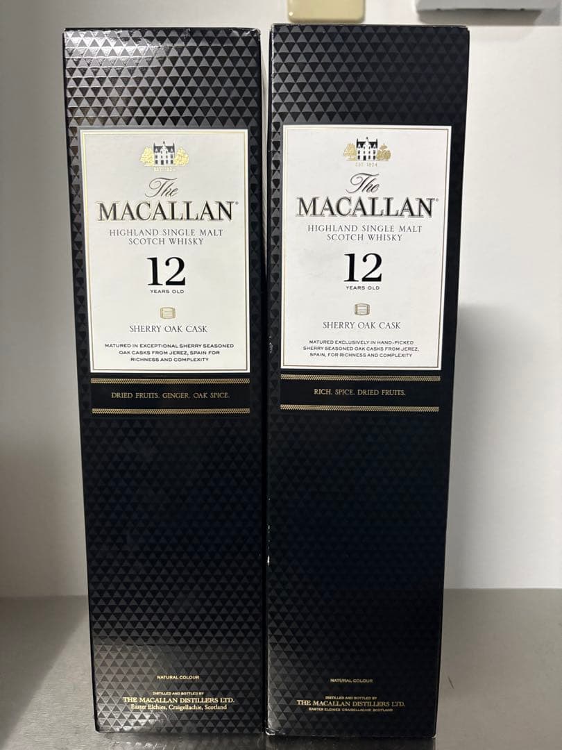 The マッカラン12年　Sherry Oak Cask 2本セット