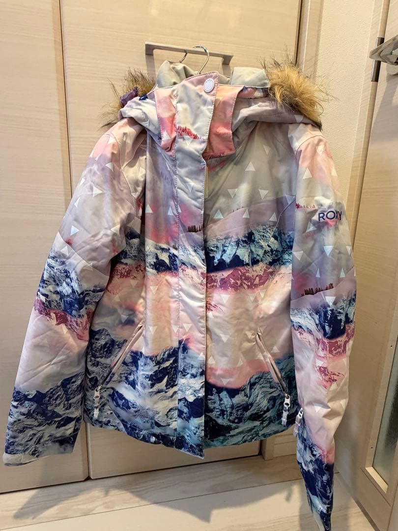 ROXY スノーボードウェア マルチカラー　ピンク系