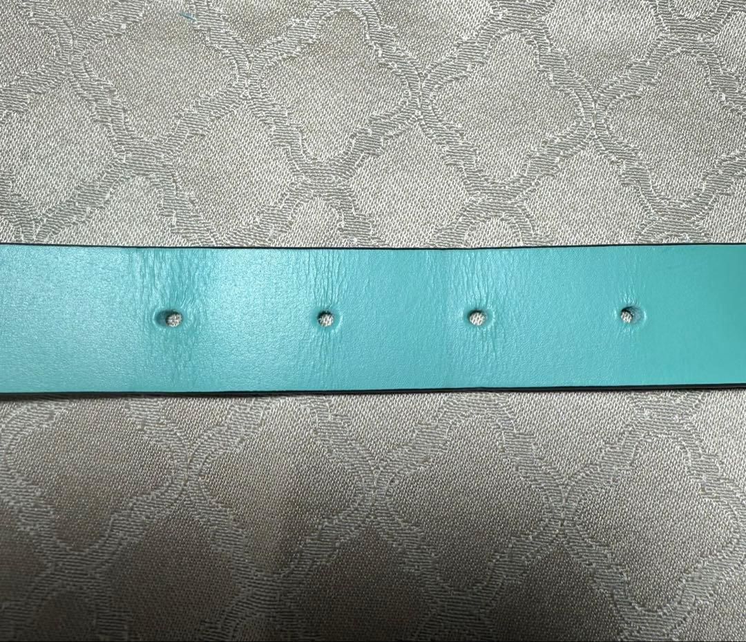 Tiffany & Co. ティファニーブルー レザー首輪