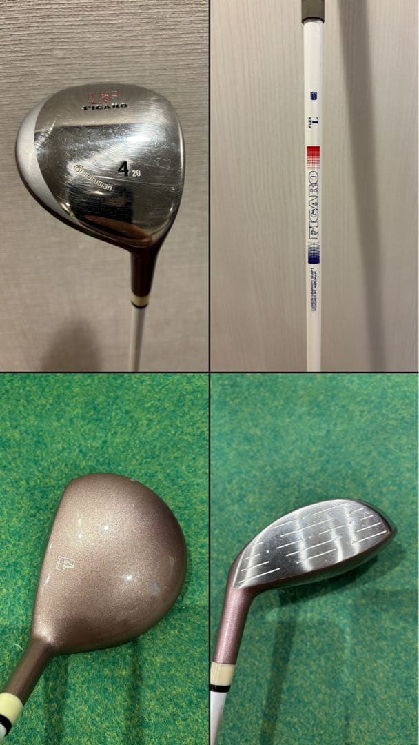 初心者お勧めレディースゴルフクラブセット7本☆ FIGAROフィガロ☆アディダス