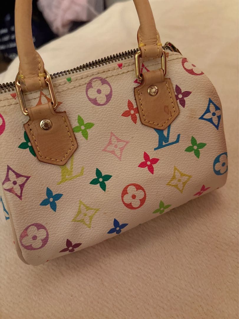 ノベルティLouis Vuitton マルチカラーミニスピーディショルダーバッグ