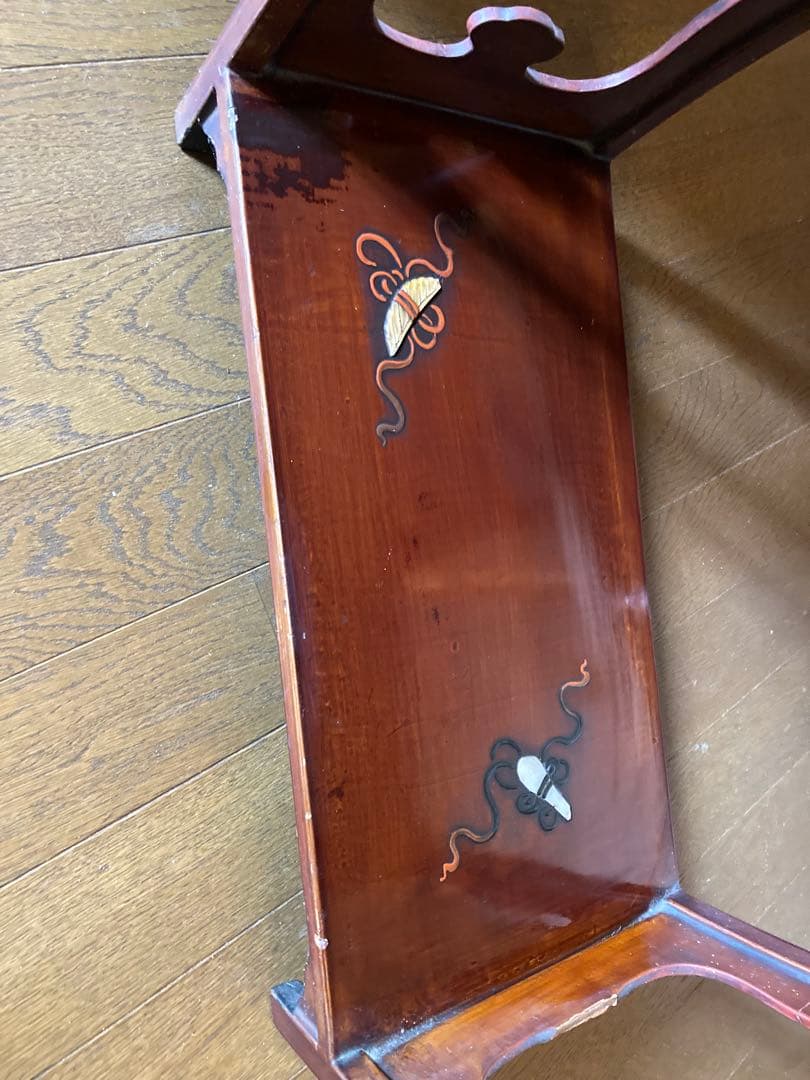 木製　座卓 伝統　和風デザイン　アンティーク　ミニ　机