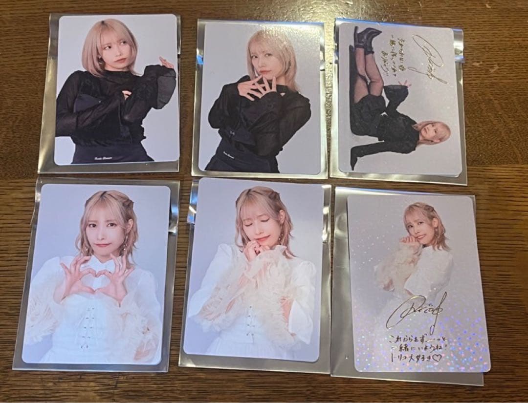 佐々木李子　RE;VERSI ランダムトレカ　全種　りこちトレカ　サイン入り