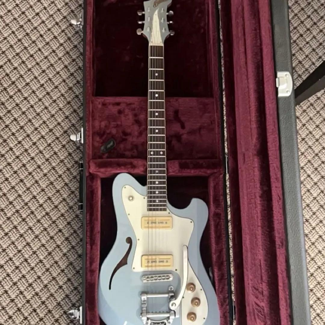 baum guitars conquer59 blue 美品 ハードケース付