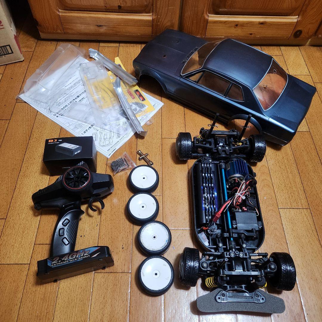 タミヤ ドリフト ラジコン フルセット　TT01　旧車　ハコスカ　　　　tt02